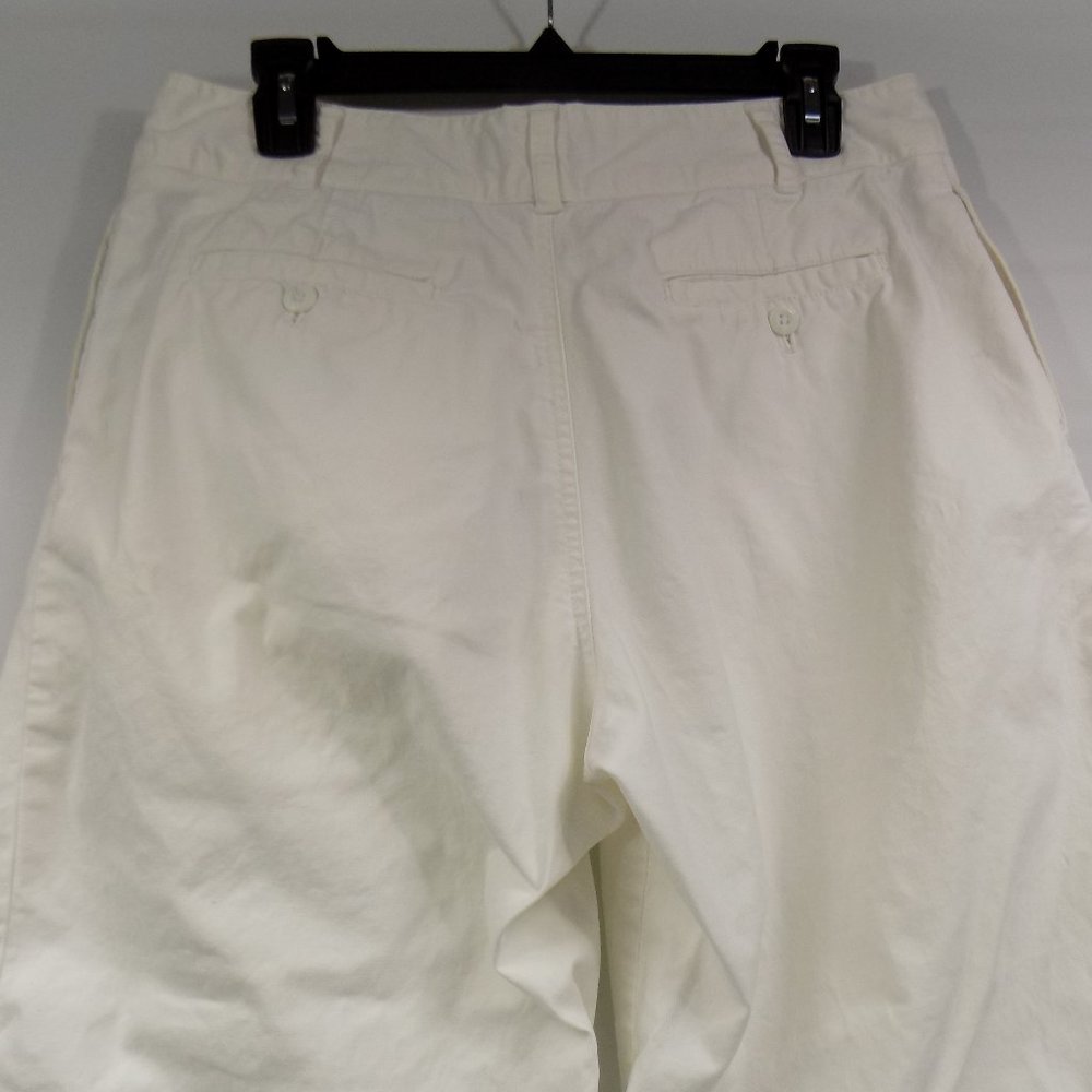Eddie Bauer White Cotton Pants Size 10 - Picture 5 of 7